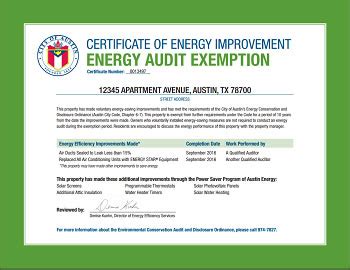 ecad austin|city of austin energy audit exemptions.